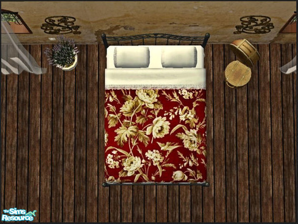 Sims 2 — Providence Bedroom Set - Bedding by ~Monica~ — Enjoy ;)