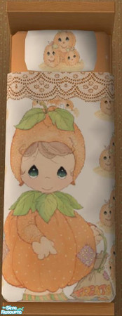 Sims 2 — Precious Moments Little Pumpkin Halloween Bedding  by ale0508 — 