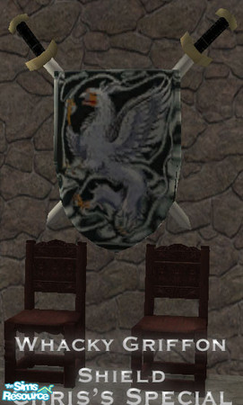 Sims 2 — Shields - Whacky Griffin by Gamerg — This is one I made for my boyfriend, I think the intention is for some