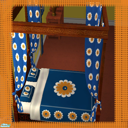 Sims 2 — Full Bloom Bedding by oldmember_justme11806 — Here is the full bloom bedding set.