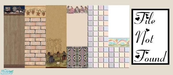 Sims 2 — File Not Found by Lorah — These were submitted before with a slight problem...the files are not found. Board