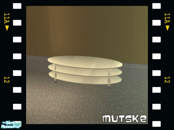 Sims 2 — Barclay Denim Coffeetable by Mutske — Recolor from the set "Barclay Livingroom Set". You need to