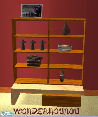 Sims 2 — divider by wondernounou — I love this living, especialy the rounds seats. I've just made a recolor with warm