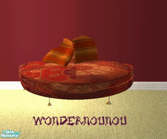 Sims 2 — loveseat 2 by wondernounou — I love this living, especialy the rounds seats. I've just made a recolor with warm