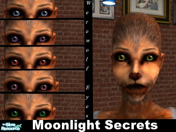 Sims 2 — Moonlight Secrets by Warrayfinson — Some secrets are shown at full moon, so show it with one of these six