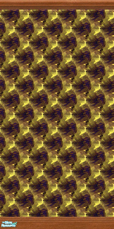 Sims 2 — Gold Fume-sanity Wallpaper by Agent420 — This wallpaper is from a discount store. It was created by a madman at