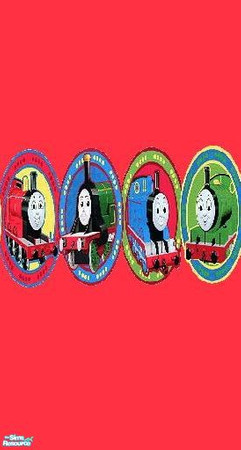 Sims 2 — Thomas the Engine in red by Troubledgirl — Thomas the Engine in red