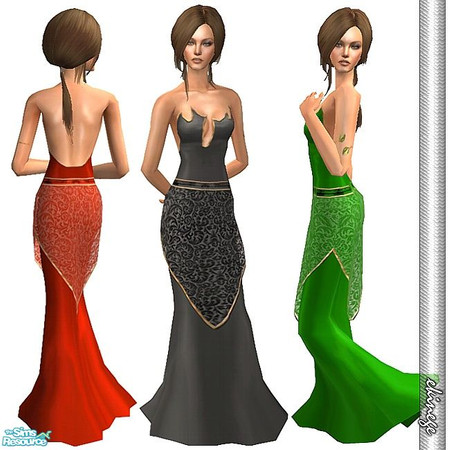 Sims 2 — EKN Set - 19 by ekinege — 1 new mesh + 3 recolor Adult&Young Adult