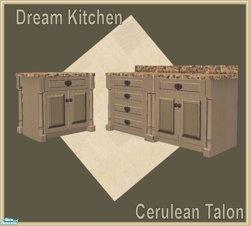Sims 2 — Dream Kitchen - Counters by Cerulean Talon — Kitchen furnishings that will make any home the talk of the