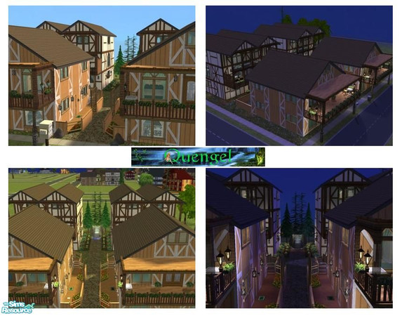 Sims 2 — Quengel 47 by Quengel — Apartment with 4 units. Size 3x3, prices 4095 & 5123. 2 x 2 units with the same