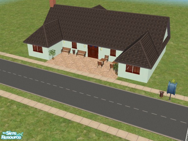 Sims 2 — Riordan's Irish Pub by Bigmama1969 — This cosy and old fashioned pub will be your home away from home. You will