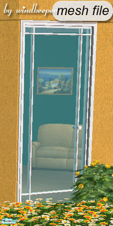 Sims 2 — Belangie full size door diagonal by Windkeeper — Diagonal version of "Belangie full size door" from