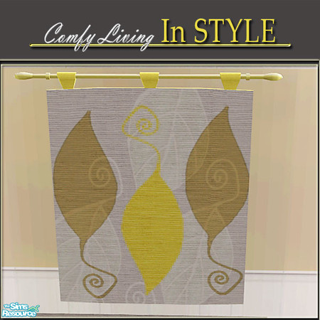 Sims 2 — Comfy Living--InStyle! Wall Hanging by Cashcraft — A recolor of my "SIM Comfy Living" set. The set
