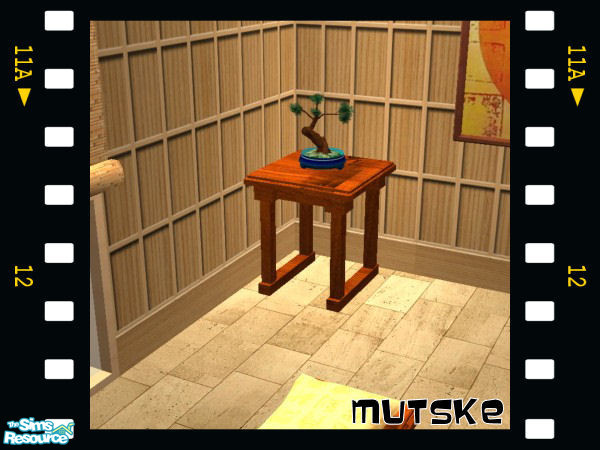 Sims 2 — Altar recolor Endtable by Mutske — Altar recolor set
