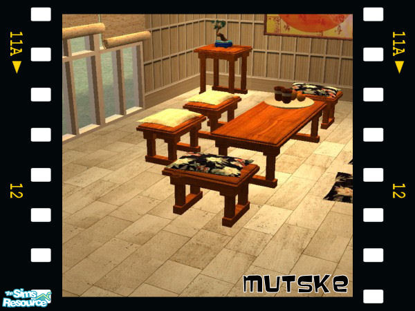 Sims 2 — Altar recolor Chair by Mutske — Altar recolor set. You can combine frame and pillow.