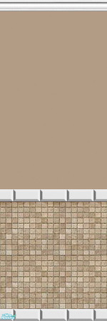 Sims 2 — Tile 6 by Lorah — These 27 tile and vinyl walls match my $20. Tile floors in blue, brown, green, cream, gold,