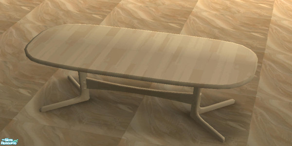 Sims 2 — Earthenware Kitchen Table by NewSimSimGirl — An earthy set, styled around the beauty of eathenware pottery.
