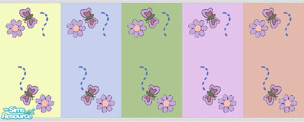 Sims 2 — Children's Murals by clare030182 — Children just love to decorate their own rooms and with these 5 walls in a