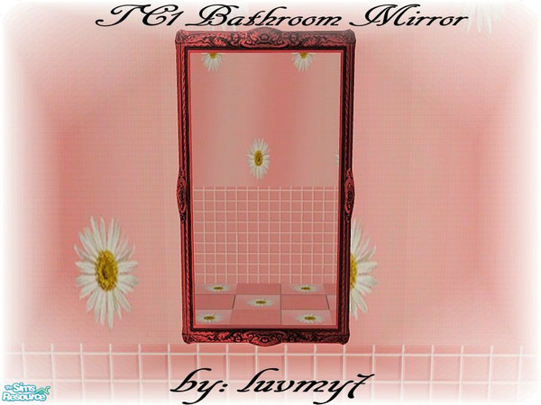 Sims 2 — TC1 Bathroom Set - Mirror by luvmy7 — A mirror recolor to match my TC1 Bathroom Set. Enjoy.
