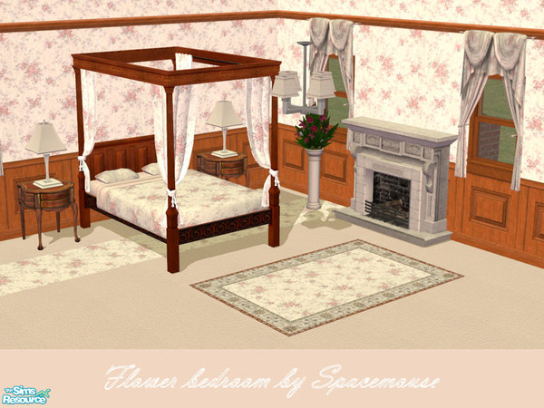 Sims 2 — Flower bedroom by spacemouse — Flower bedroom