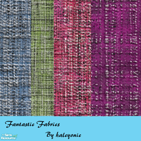 Sims 2 — Fantastic fabric wallpapers by halcyonic — This is a set of wallpapers made to look like fabrics. This is my