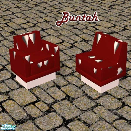 Sims 2 — Nightlife White Sectional Sofa BASE by buntah — This is the white base for the sectional sofa. REQUIRES