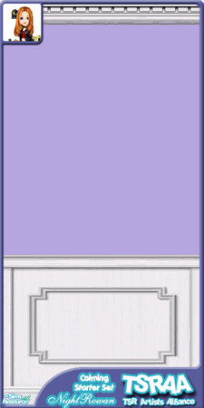 Sims 2 — Deep Lilac Paint by NightRowan — This set was made during the creation of 8 Starter Lane and I decided to share.