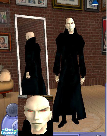 Sims 2 — Lord Voldemort by Airotciv_R — My Version of Lord Voldemort not very snakelike but this is how I have always