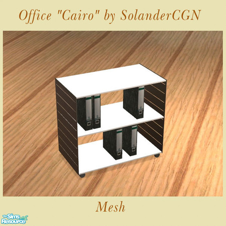 Sims 2 — Office "Cairo" - Trolley by SolanderCGN — Trolley as part of the "Cairo" office set. To be