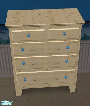 Sims 2 — Oceanic Dresser by hotbeeyatch — Dresser for my Oceanic Bedroom