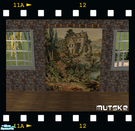 Sims 2 — Medieval 3 Tile Tapestrie Recolor 3 by Mutske — Medieval 3 Tile Tapestrie and some recolors