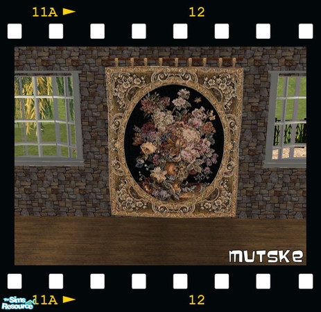 Sims 2 — Medieval 3 Tile Tapestrie Recolor 2 by Mutske — Medieval 3 Tile Tapestrie and some recolors