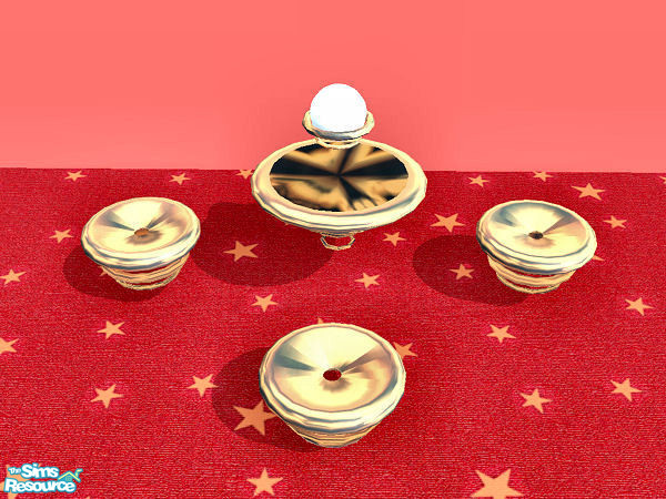 Sims 2 — Float Dining Chair - gold by chrissy6930 — Recolor of solfals Float Dining Chair.