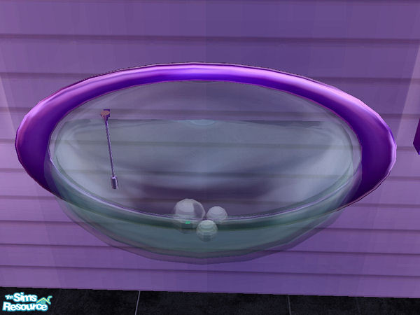 Sims 2 — Aquarium bits - purple by chrissy6930 — Recolor of solfals Aquarium.