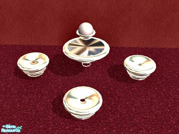 Sims 2 — Float Dining Chair - light chrome by chrissy6930 — Recolor of solfals Float Dining Chair.