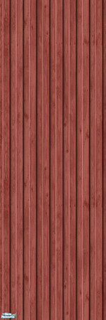 Sims 2 — Studio K Vertical Wood - Burnt Coral by StudioKhagerks — 