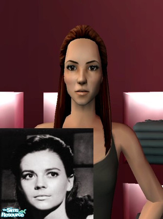 Sims 2 — Natalie Wood by LadyH1973 — Actress Natalie Wood.