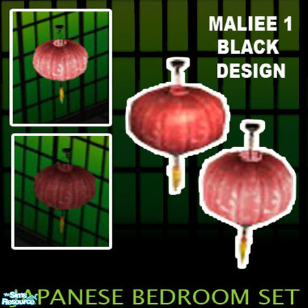 Sims 2 — Japanese light by maliee1 — Japanese collection Black Design by maliee 1 