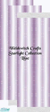 Sims 2 — Starlight Walls Lilac Set by WelshWitch — 3 walls, starlight Lilac set. Shiney starlight Wall set. Floor sets