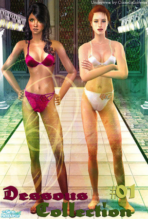 Sims 2 — DessousCollection #01 by CorneliaSrownal — 