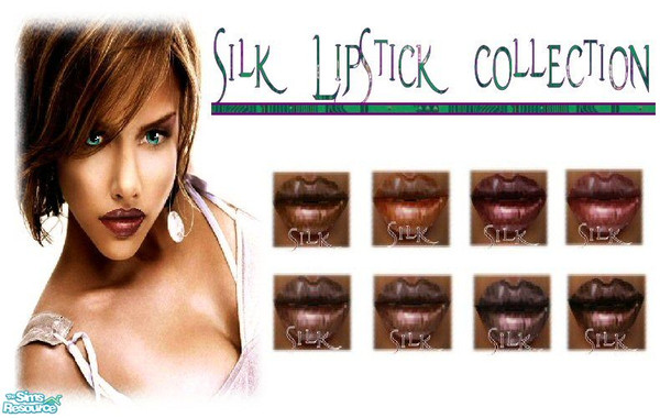 Sims 2 — Silk Lipstick Collection by fortunecookie1 — Silky with a shine of gloss, your sims will love this collection of