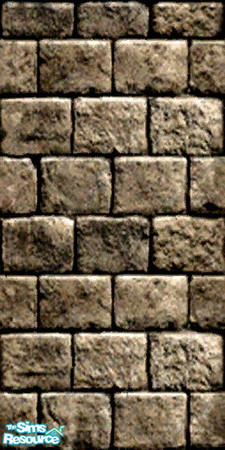 Sims 2 — Dungeon Wall by buntah — This is one of the walls for my Dungeon set.