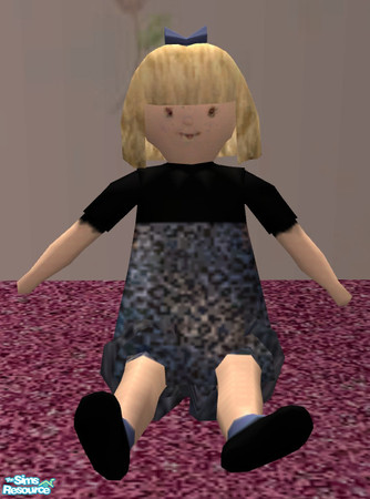 Sims 2 — SB_Doll 05 by ShortyBoo — A recolor I made of Natrobo's doll, Poupee. You will need the fixed version of it, on