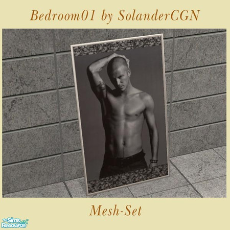 Sims 2 — Bedroom01 - Painting on floor by SolanderCGN — Painting on floor as part of my first bedroom set. To be found
