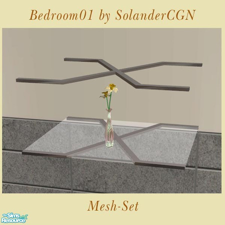 Sims 2 — Bedroom01 - Connector 2 by SolanderCGN — Connector 2 as part of my first bedroom set. May be placed in any