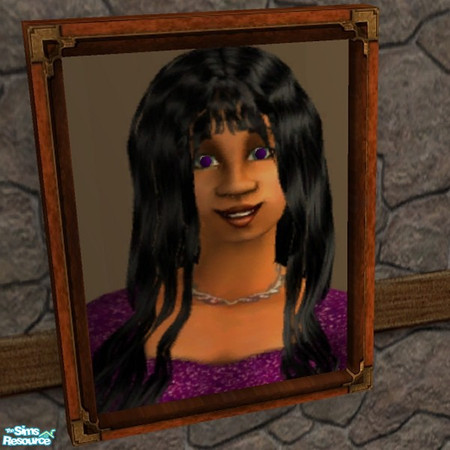 Sims 2 — MESH_Burglar Alarm Cover by Dr Pixel — A painting with blinking eyes - it doubles as a cover to hide the burglar
