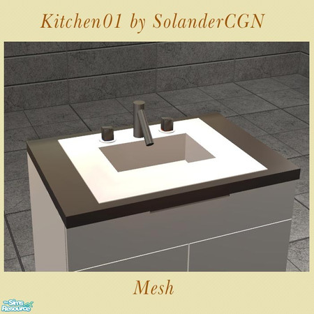 Sims 2 — Kitchen01 by SolanderCGN - Sink by SolanderCGN — Sink as part of my first kitchen set. Fits to the kitchen