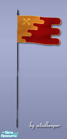 Sims 2 — Flagpole by Windkeeper — Flagpole - mesh file.