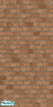 Sims 2 — Brown Brick by Shakeshaft — A Brown Brick wall. ** TSRAA Member **