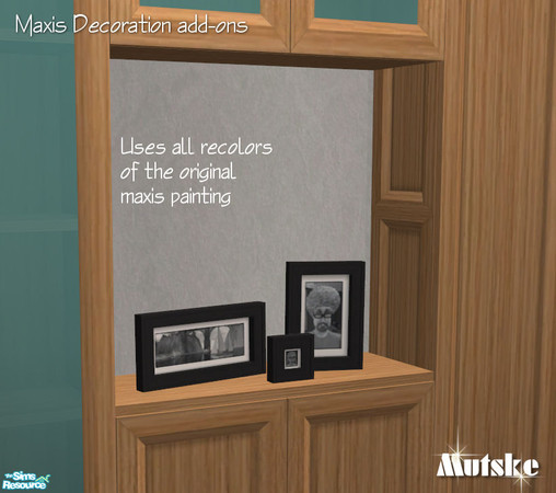 Sims 2 — Decoration Painting 01 by Mutske — Placeable on tables and my empty bookcases.